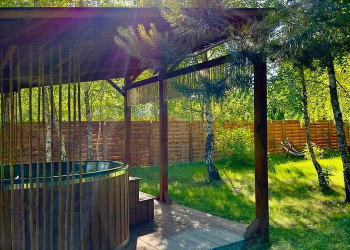 Nad Zegrzem Z Prywatnym Jacuzzi Сasa de vacaciones Arciechow